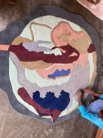 Hand Tufted woolen carpet 2